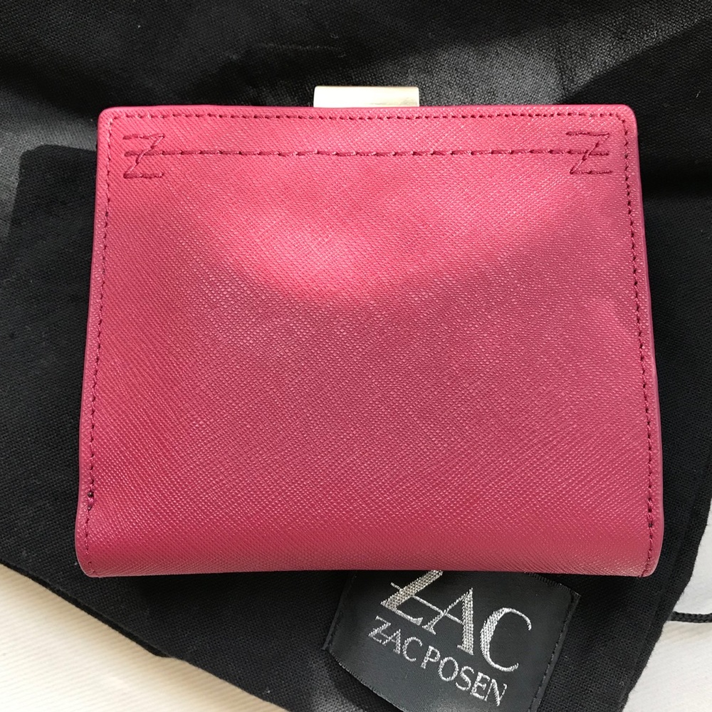 Zac Posen Saffinno Raspberry Wallet - Picture 2 of 7